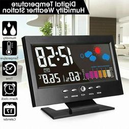 Outdoor Date Alarm Clocks Thermometer