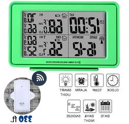 Digital Alarm Clock Lcd Large Display,indoor & Outdoor