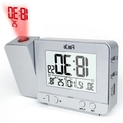 Digital Alarm Clock With Temperature Humidity Barometer