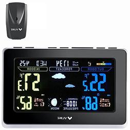 Indoor Outdoor Color Forecast Station With Sensor Home Alarm