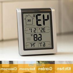 Lcd Touch Thermometer Barometer Humidity Indoor Us