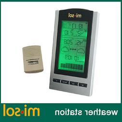 With Outdoor Temperature Humidity Sensor Barometer