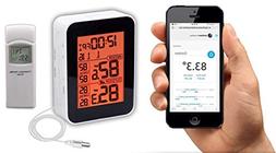 With Indoor Temperature And Outdoor Temperature & Humidity