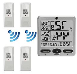 Ambient Weather WS-08-X4 Wireless Indoor/Outdoor 8-Channel T